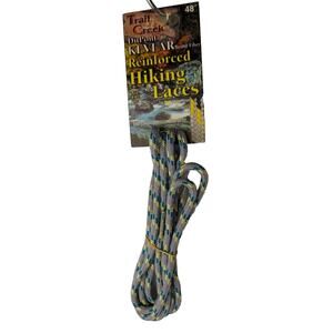 Heavy Duty 48" Boot Laces made with Natural Dupont™ Kevlar® Gray Hiking Work